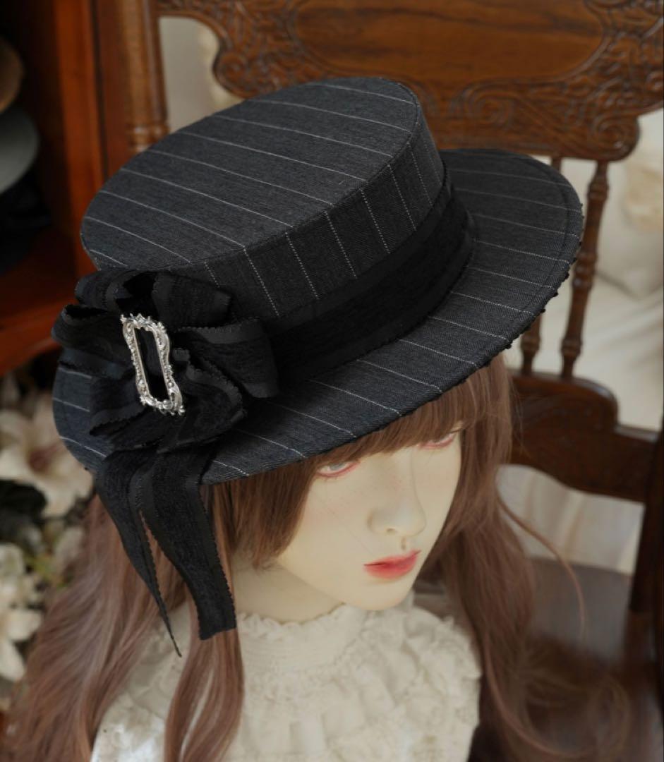 星箱works シュヴァルドール　レースリボンストライプキャノチェ　ブラックM シュヴァルドール | HoshibakoWorks