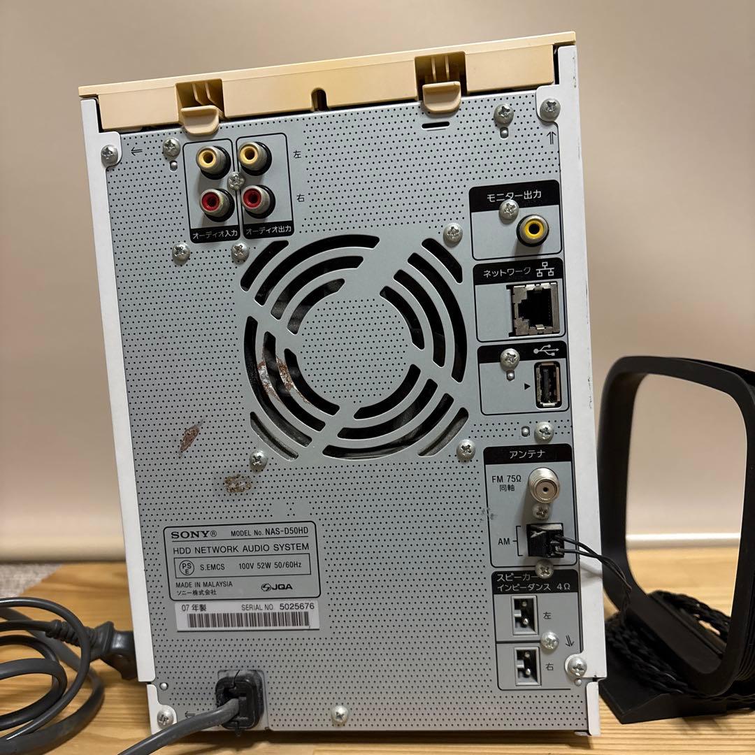 SONY NETJUKE NAS-D50HD HDD CD録音 Pioneer X-CM56 CDコンポ