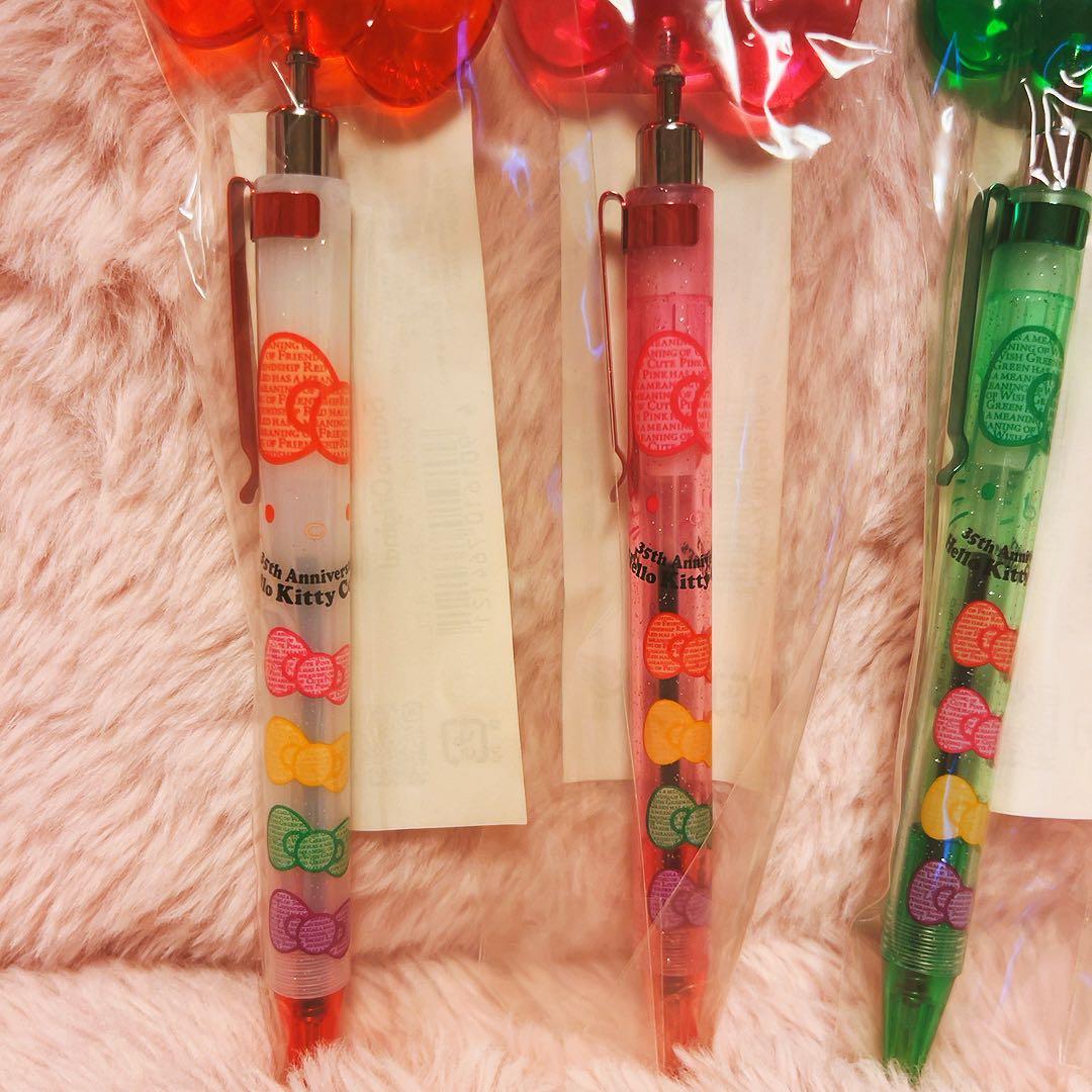 希少レア ハローキティ リボン ボールペン 2009 平成レトロ サンリオ