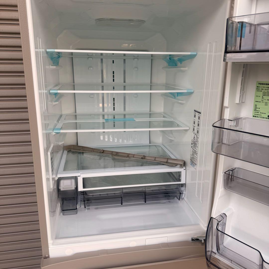 ○ 新品未使用 東芝 冷蔵庫 GR-W470GSK 465L 2025年製 - メルカリ