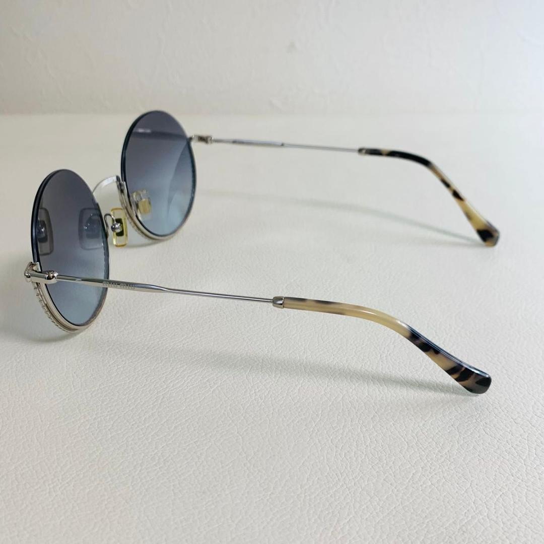 ミュウミュウ サングラス SMU69U べっ甲 柄 ラウンド ラインストーン