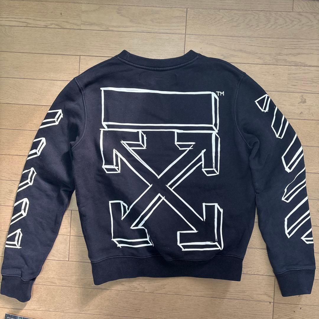 OFF-WHITE MAIN LABEL スウェット 黒 2013 - メルカリ