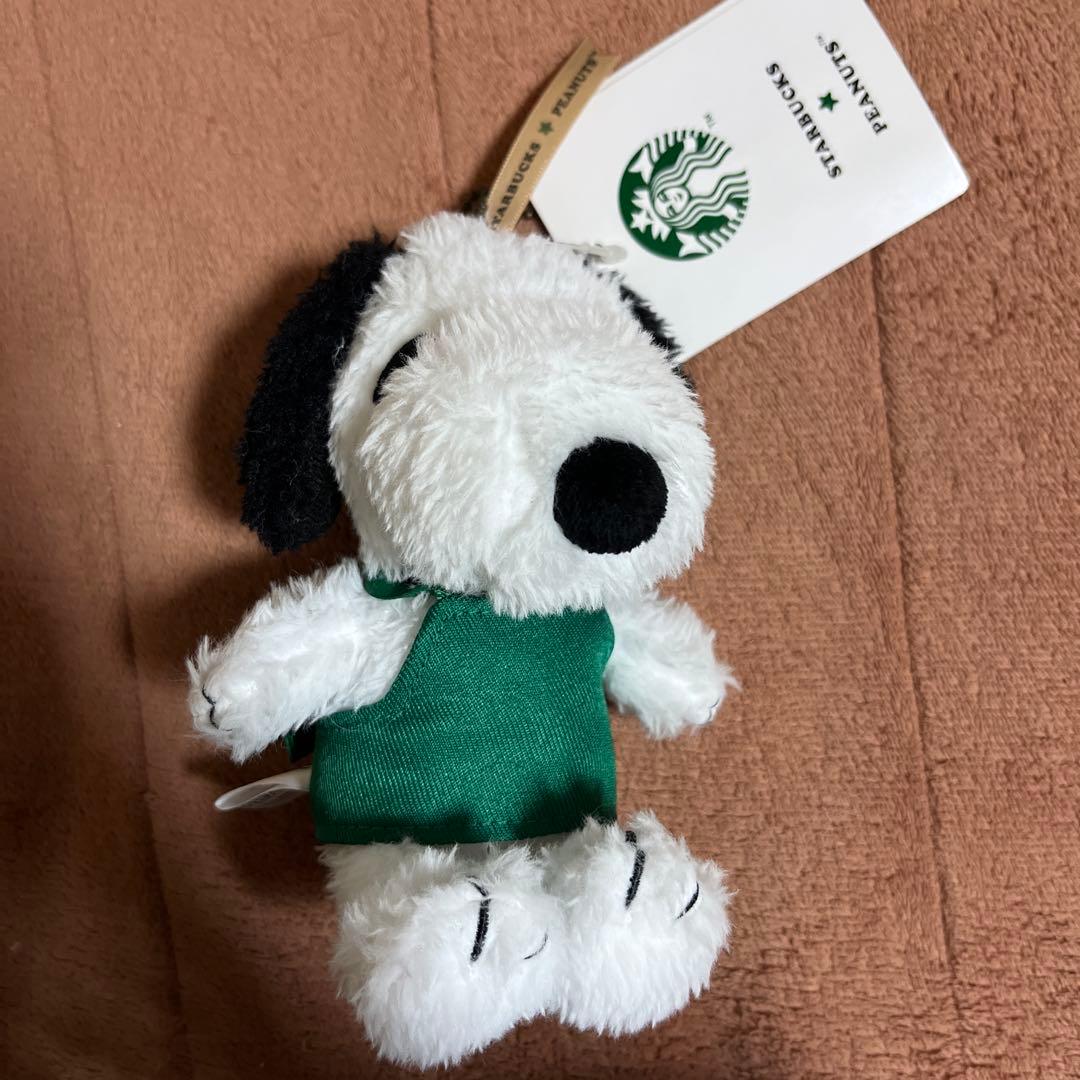 スヌーピー スタバ ぬいぐるみキーホルダー - メルカリ