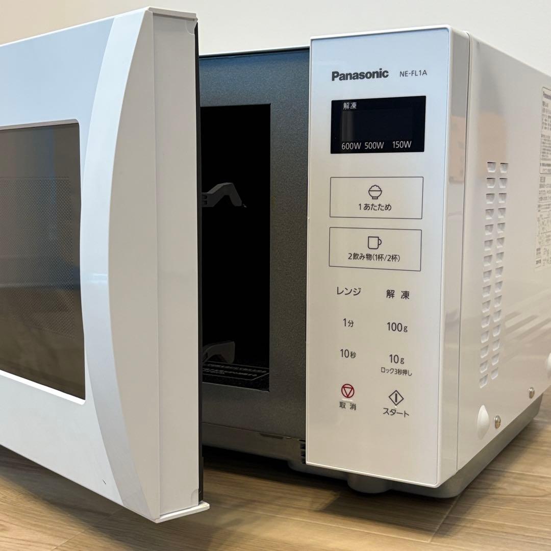 パナソニック 電子レンジ 2024年製 NE-FL1A-W - メルカリ