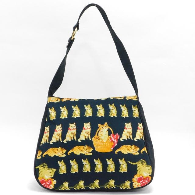 VERSACEヴェルサーチ ワンショルダーバッグ ハンドバッグ 猫柄