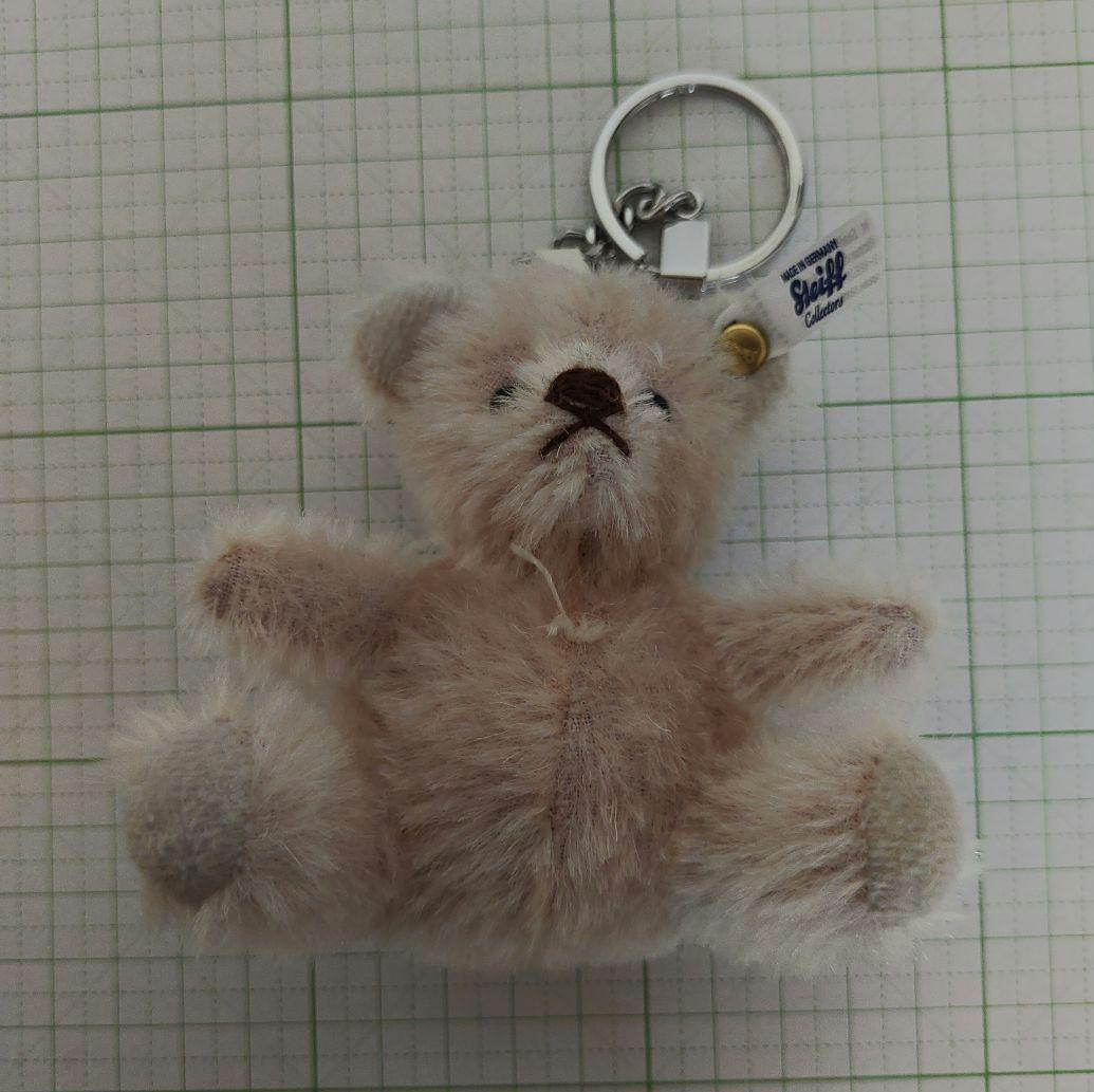 【シュタイフ】キーリング・ミニテディベア Steiff 039560 キーリング・ミニテディベア（ライラック） | ドイツ最高級テディベア