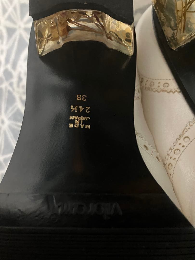 激レア　mabataki美雨　24.5cm ウィングチップシューズ