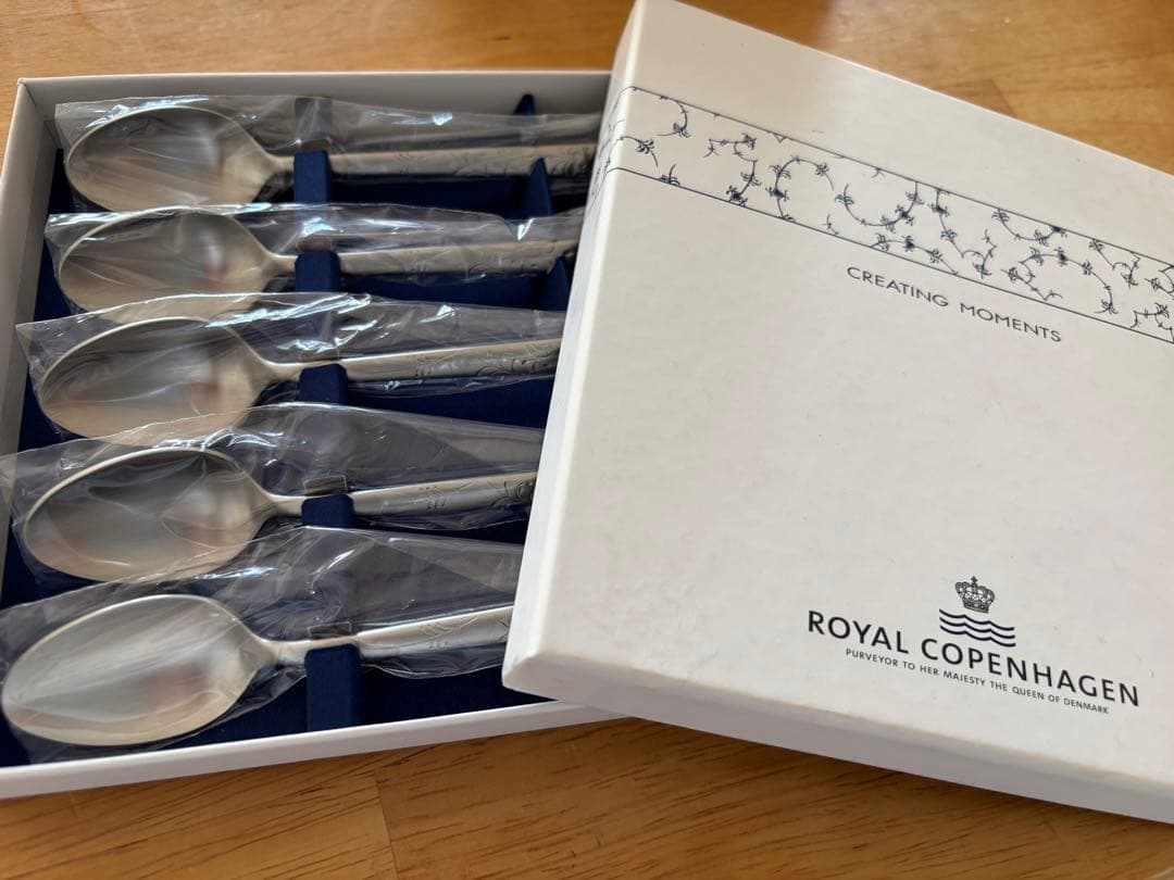   スプーン 5本セット 燕市製 槌目ティースプーン5本セット【販促花子ノベルティ】