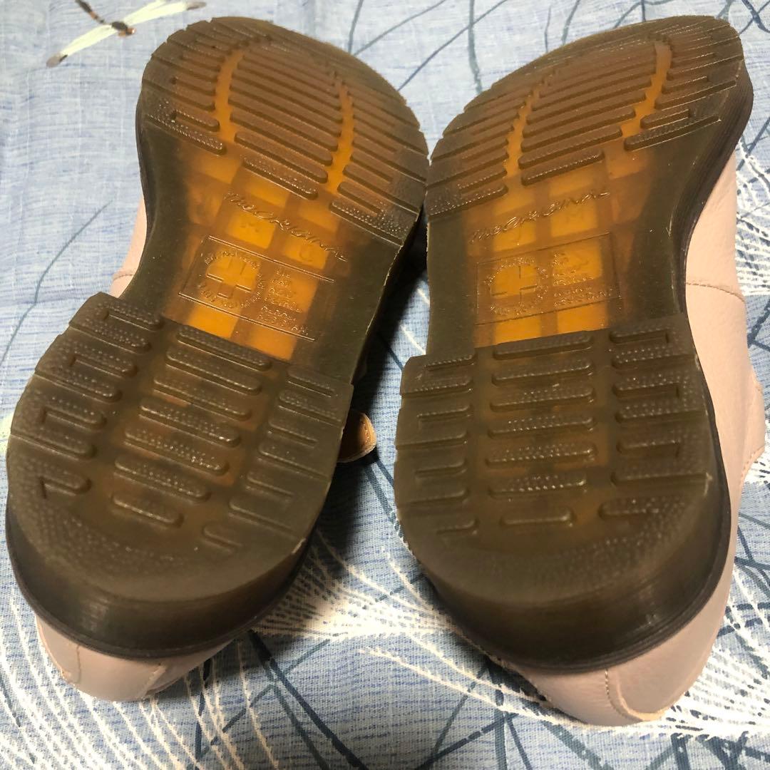 Dr. Martens UK4 8065 メリージェーン ベージュ ローファー Dr.Martens