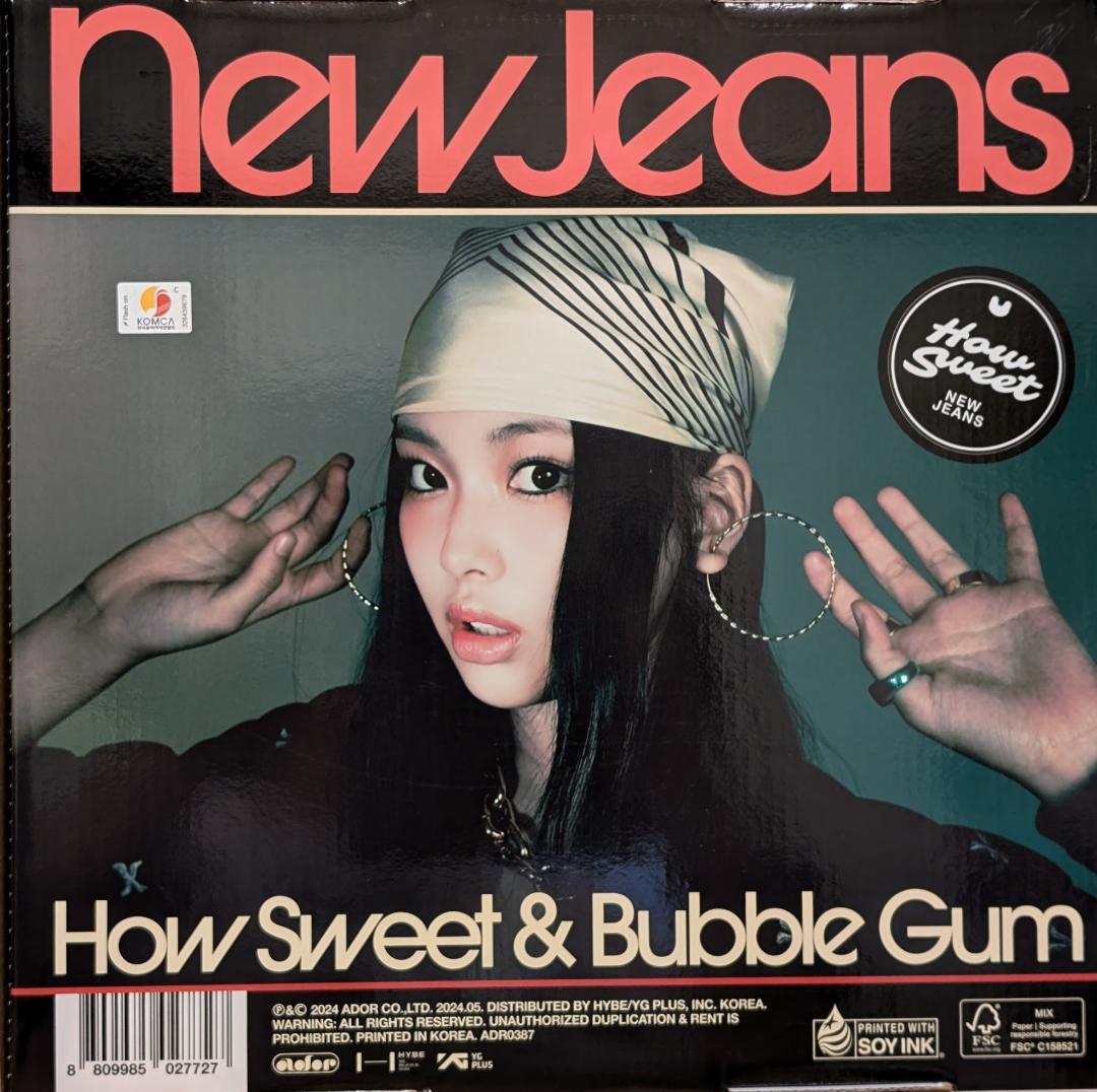 開封済未使用 ニュージーンズ How Sweet, Bubble Gum ヘイン - メルカリ