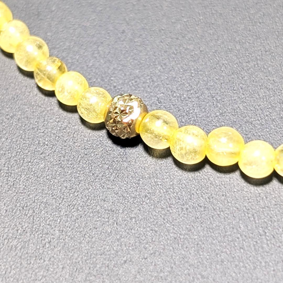 《煌めきの宿命》K18ゴールド×ゴールドルチルネックレス 贈り物 プレゼント