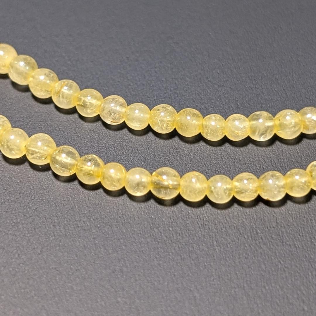 《煌めきの宿命》K18ゴールド×ゴールドルチルネックレス 贈り物 プレゼント