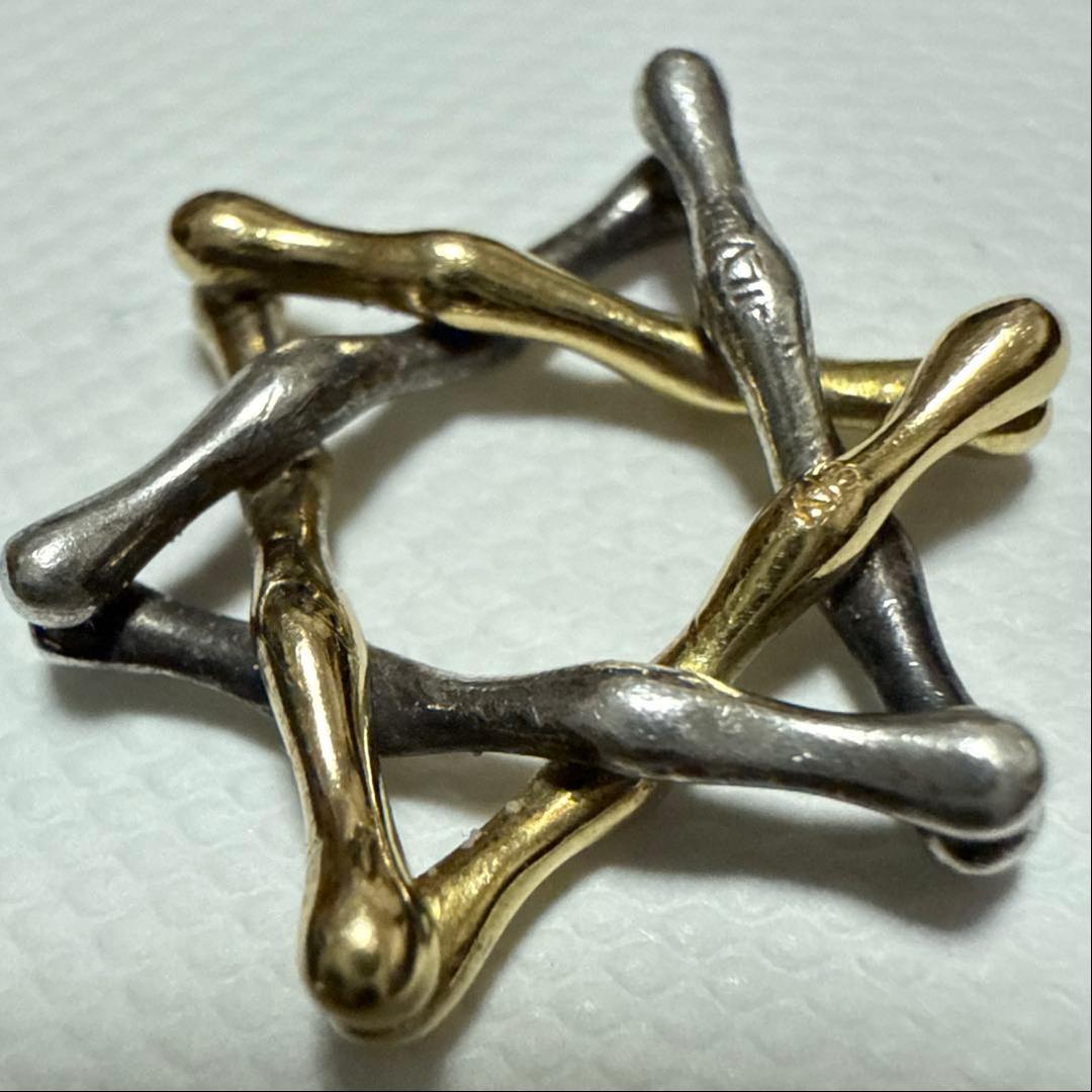 ヒランヤG/Sペンダントトップ ゴールド/シルバー - ネックレス