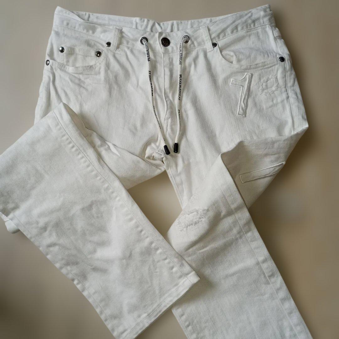 希少ホワイトスキニーデニム♪ウノピュー ダメージ加工♪刺繍ロゴ！ドローストリング 000000034888-01-xl.jpg?t=