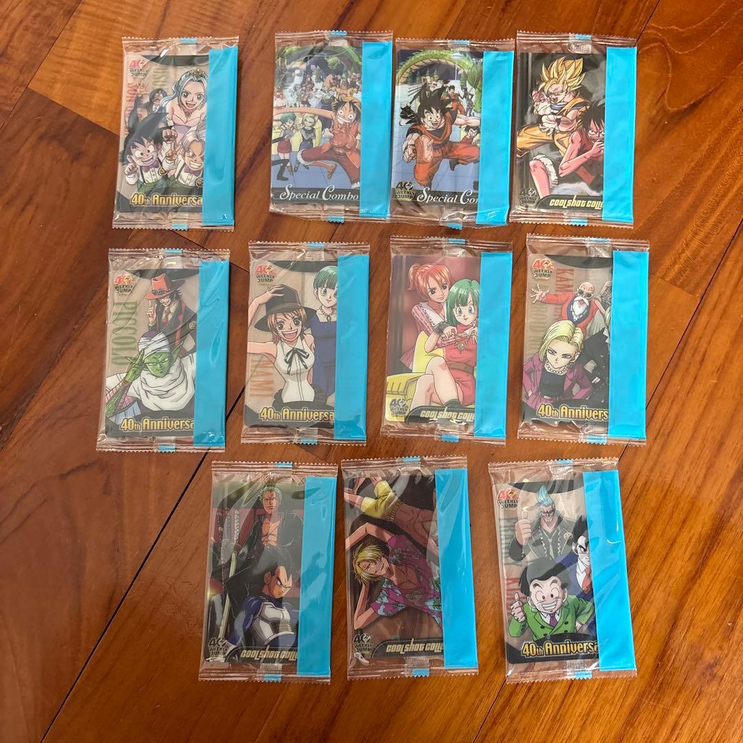 40周年 ワンピース ドラゴンボール カード　11枚 40周年 ワンピース ドラゴンボール カード - メルカリ