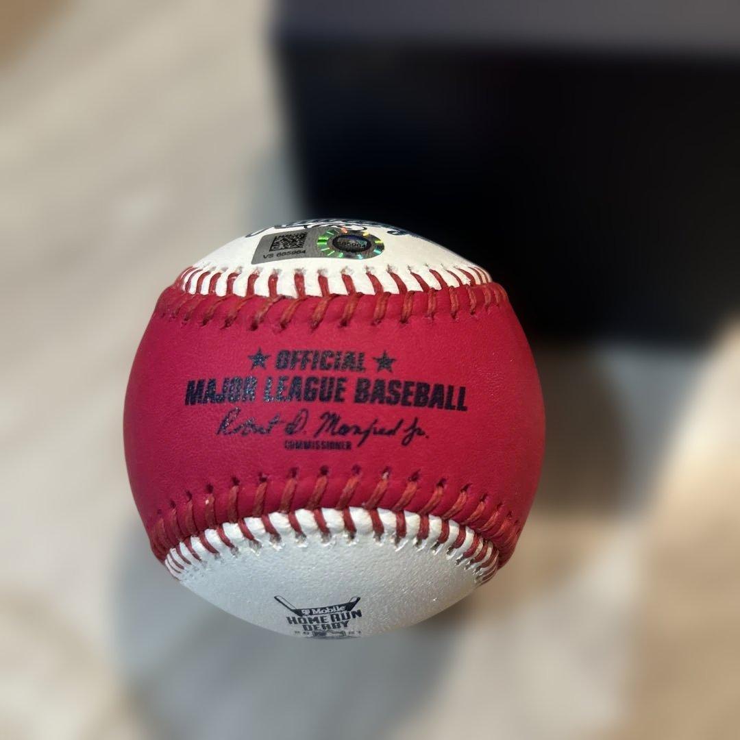 大谷翔平ホームランダービー2021 サインボール Fanatics - メルカリ