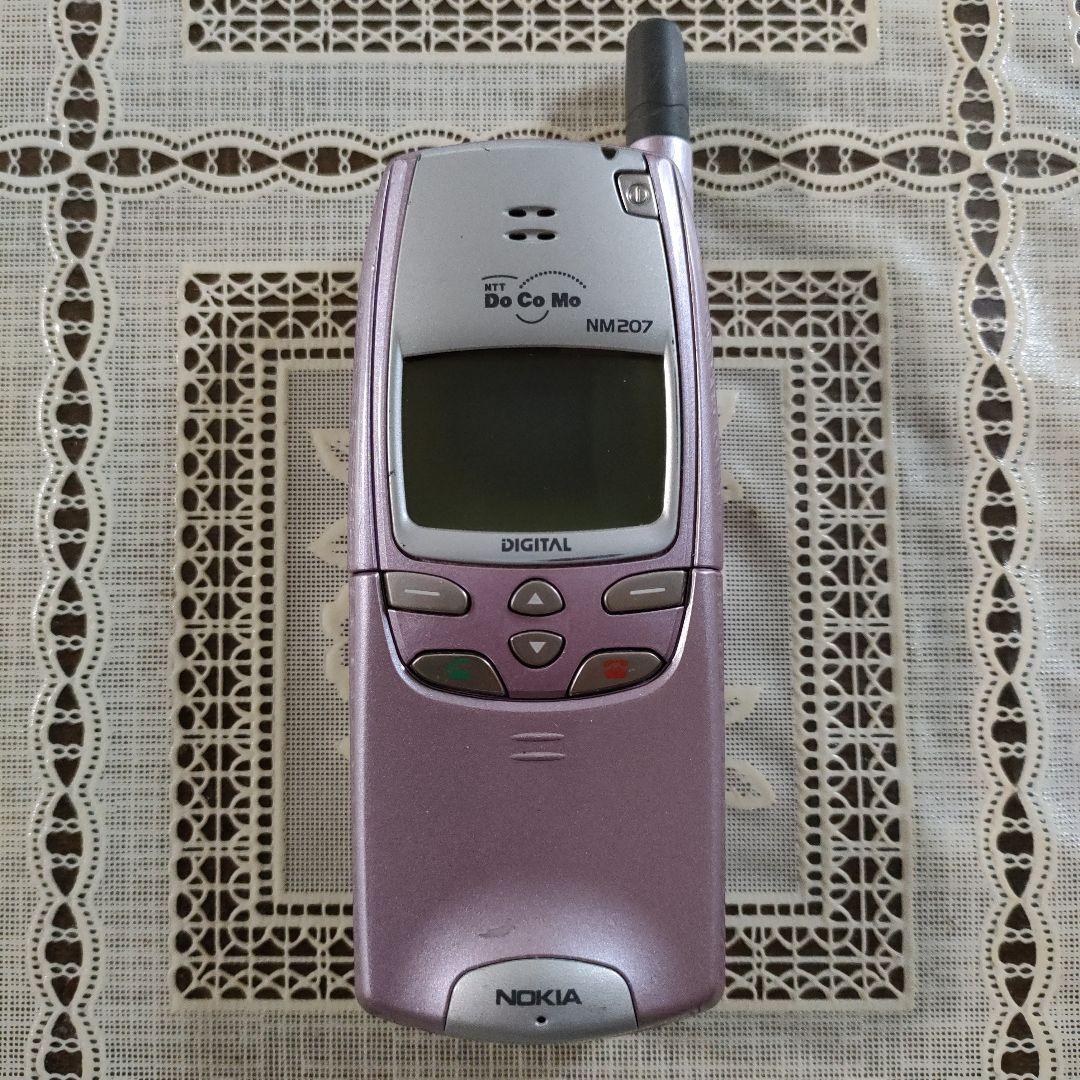 ノキアNOKIA スライド式携帯電話『DoCoMo NM207』フィンランド製