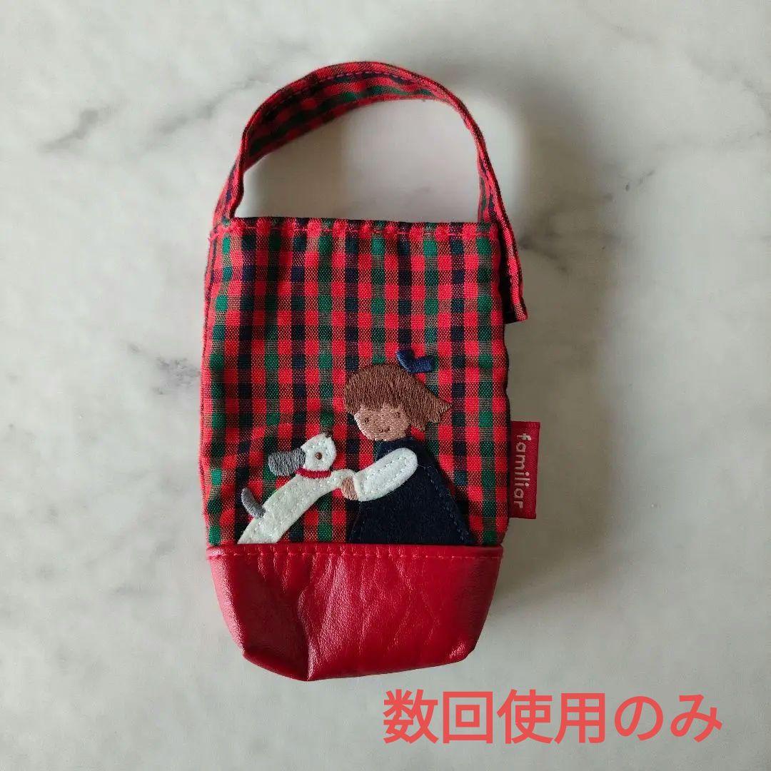 ファミリア 赤チェック ジェルケース - メルカリ