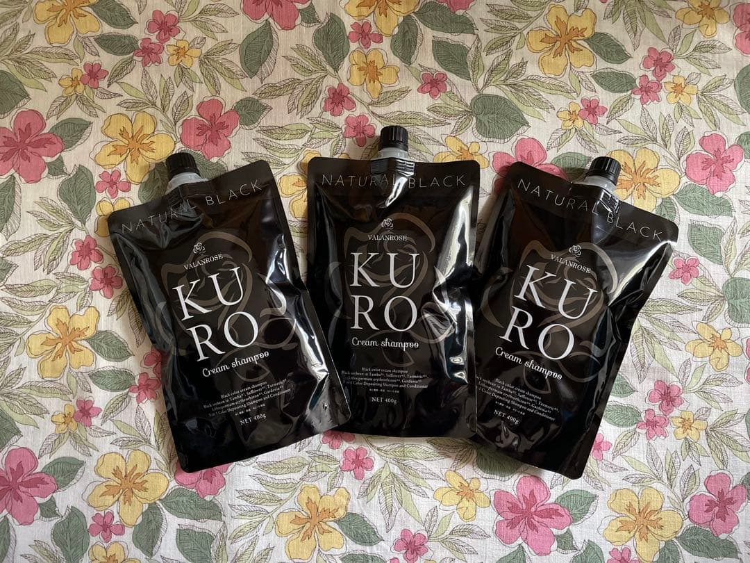 新品未使用バランローズKUROクリームシャンプーナチュラルブラック400g×3個 楽天市場】【LINEお友だち追加で500円クーポン】3個セット KURO