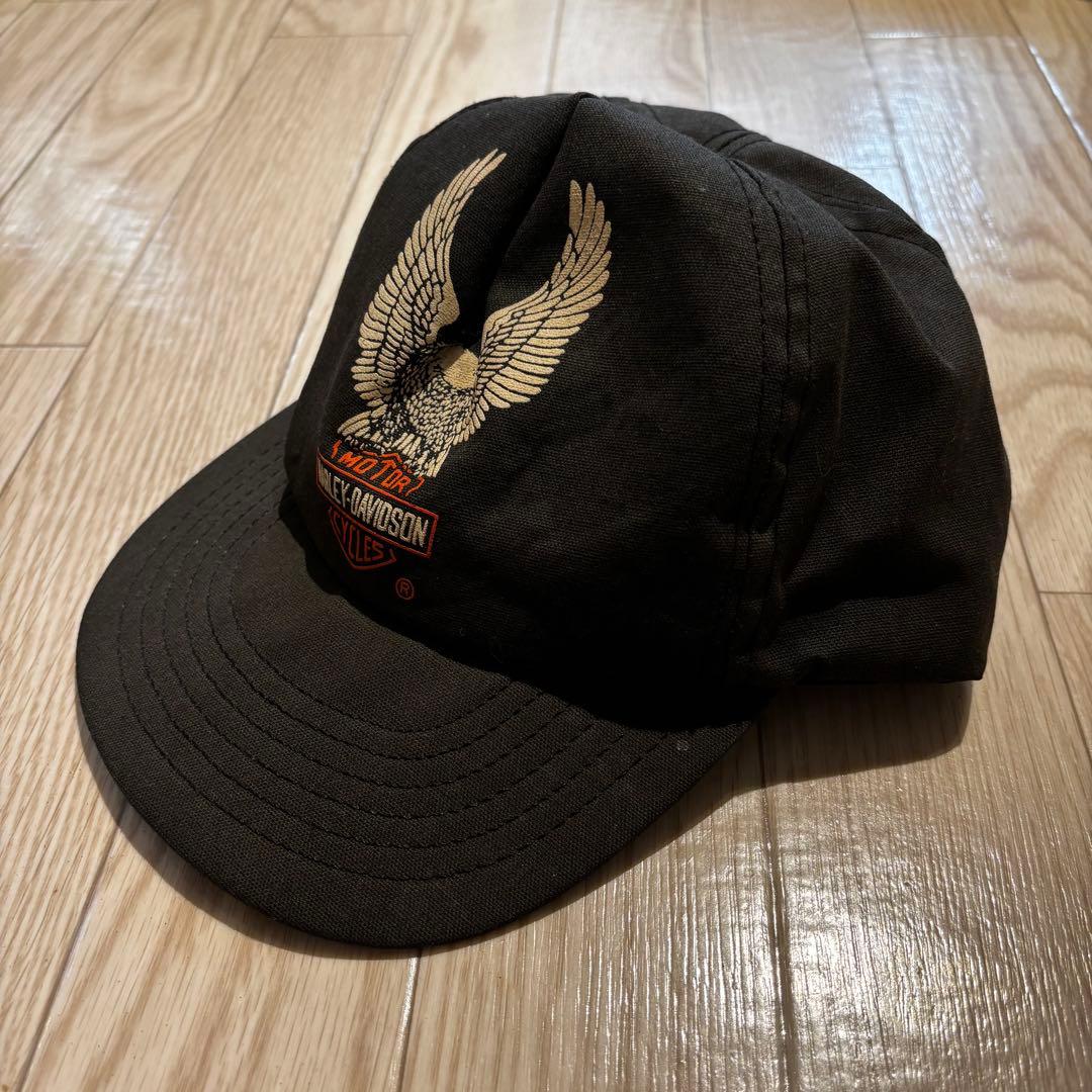 80s HarleyDavidson USA製 キャップ ハーレーダビッドソン - メルカリ