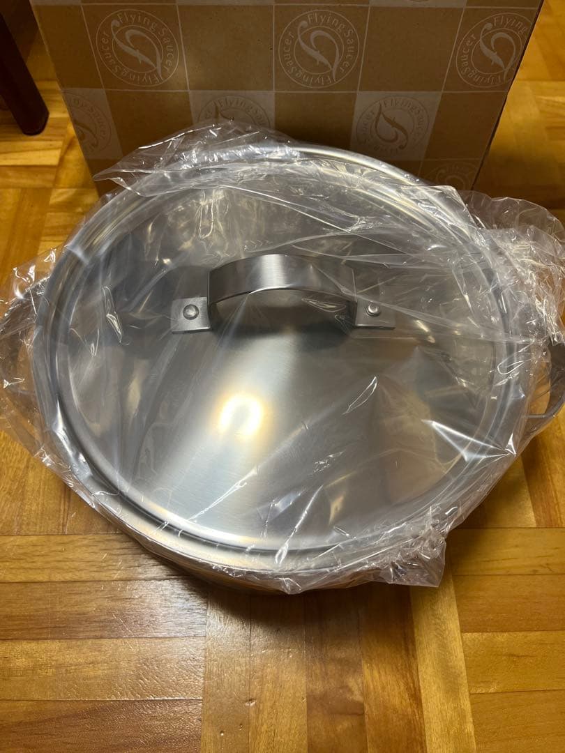 新品　フライングソーサー　両手鍋　24cm 楽天市場】フライングソーサー ステンレス 両手鍋 φ24cm【日本製 新潟
