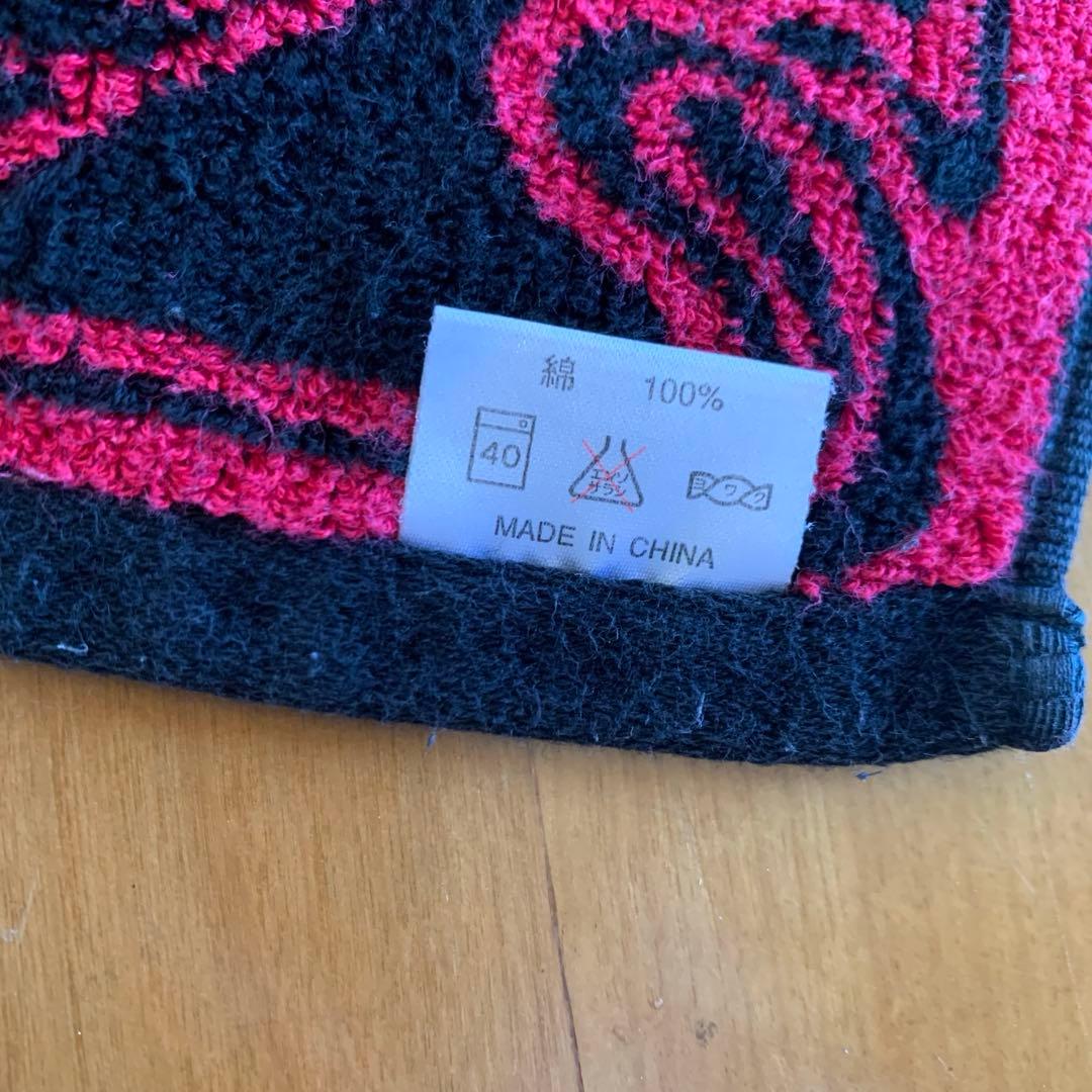 値下げ◯匿名◯VAMPS マフラータオル 赤 hyde ラルク - メルカリ