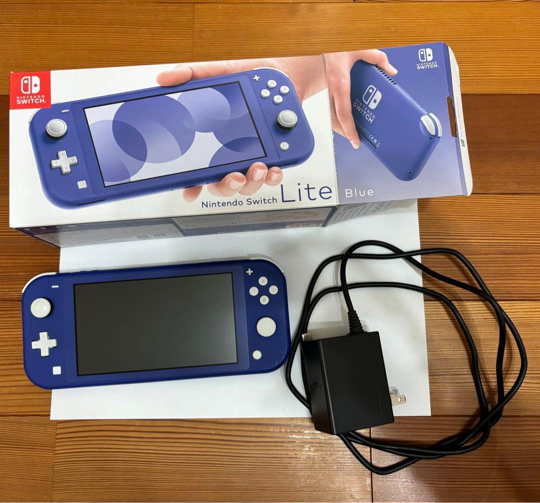 Nintendo Switch Light ジャンク品 充電器 箱付き ブルー Nintendo Switch Lite 青 充電器付き ジャンク品 - メルカリ