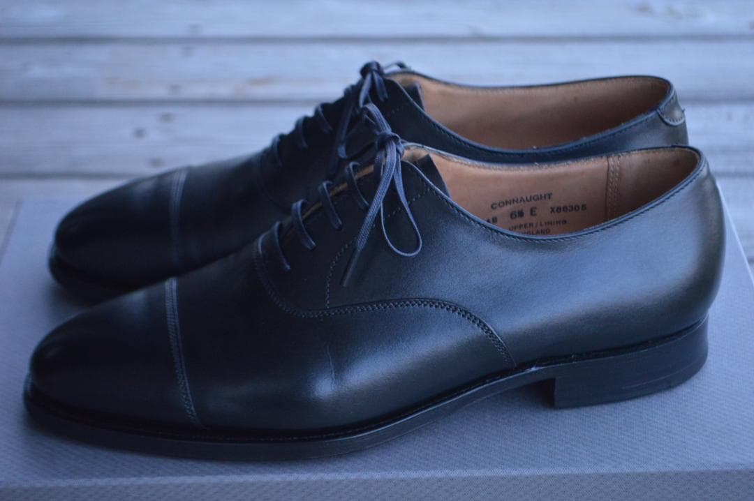 美品　CROCKETT＆JONES　CONNAUGHT　6.5E　ブラック