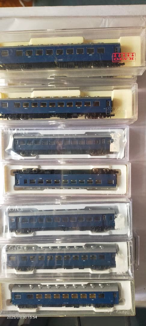 値下げ依頼 マイクロエース製国鉄10系軽量寝台客車 色はブルー各種 13