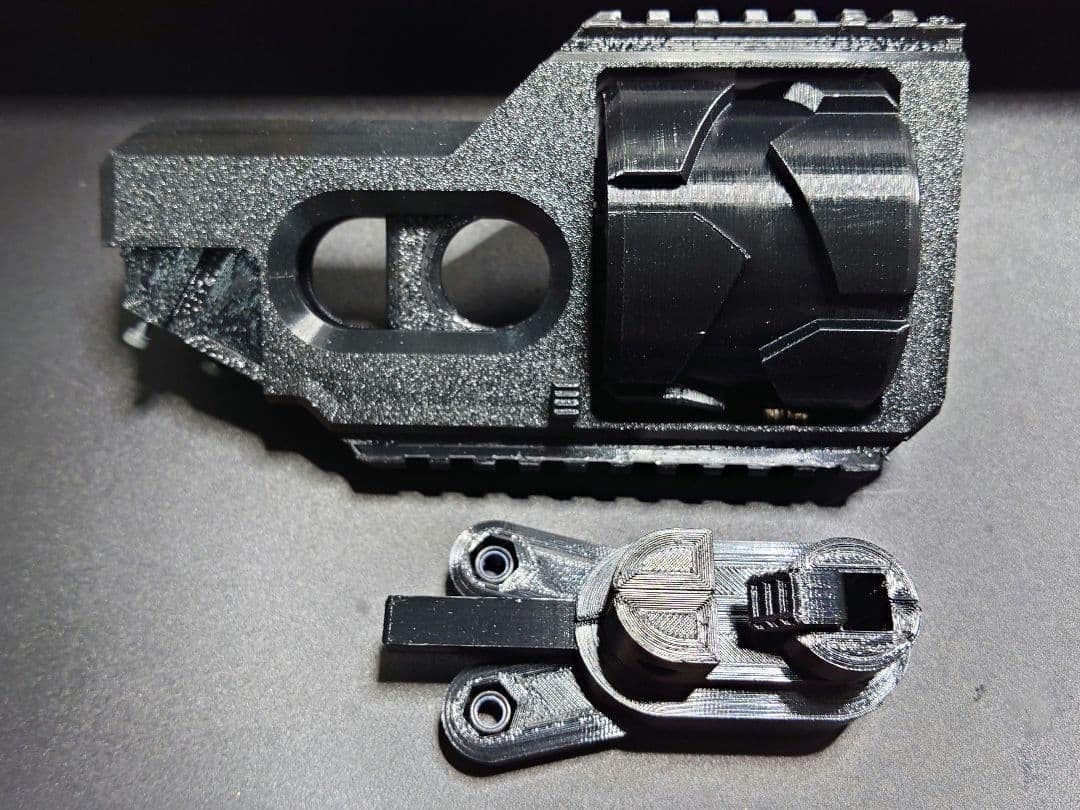 3Dプリント品 リボルバー ショットガン ガス ショットシェル モスカート