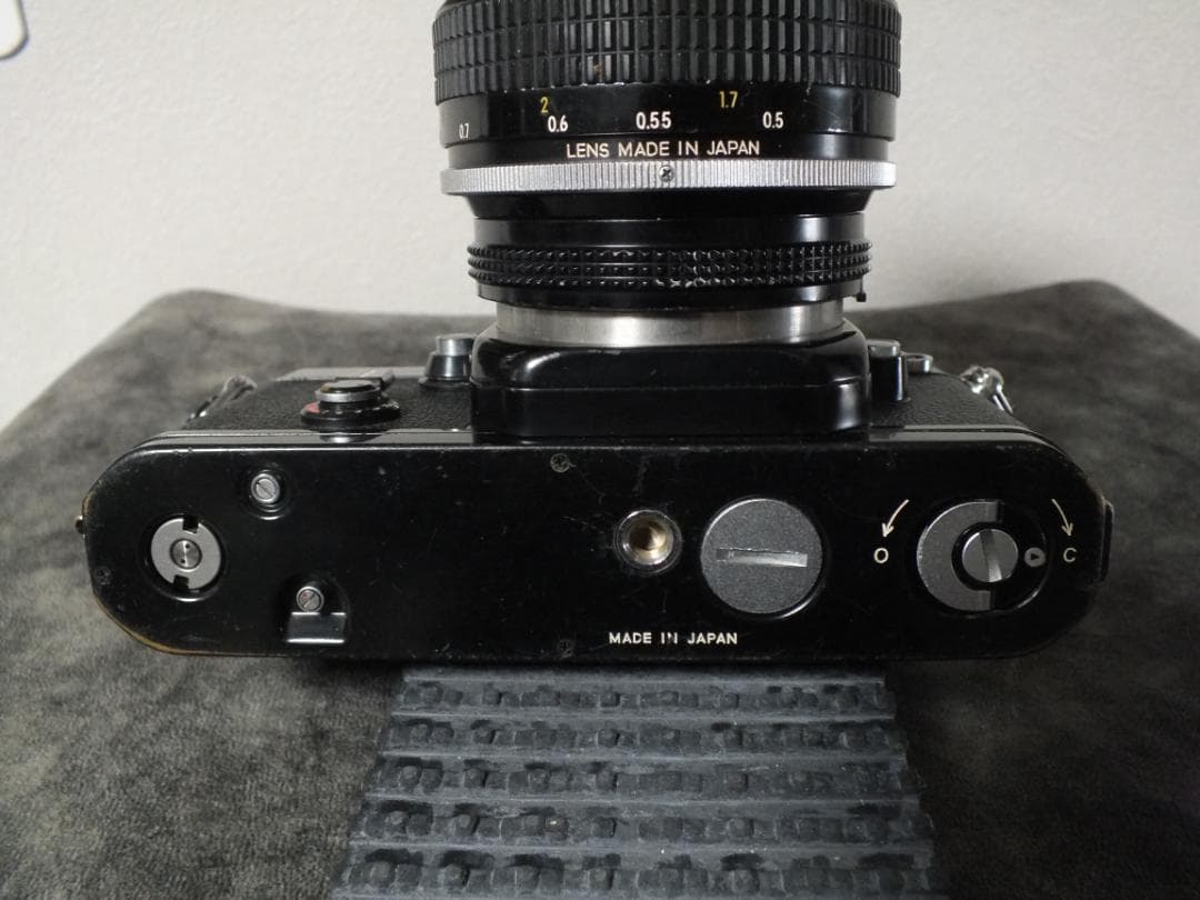 Nikon F2 MD-3 NIKKOR 55mm F1:1.2 SB-7付