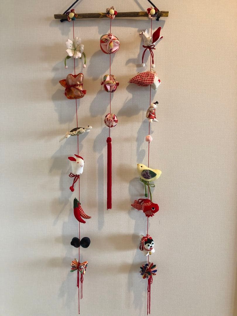 桃の節句の壁掛け① 吊るし飾り 吊るし雛 - メルカリ