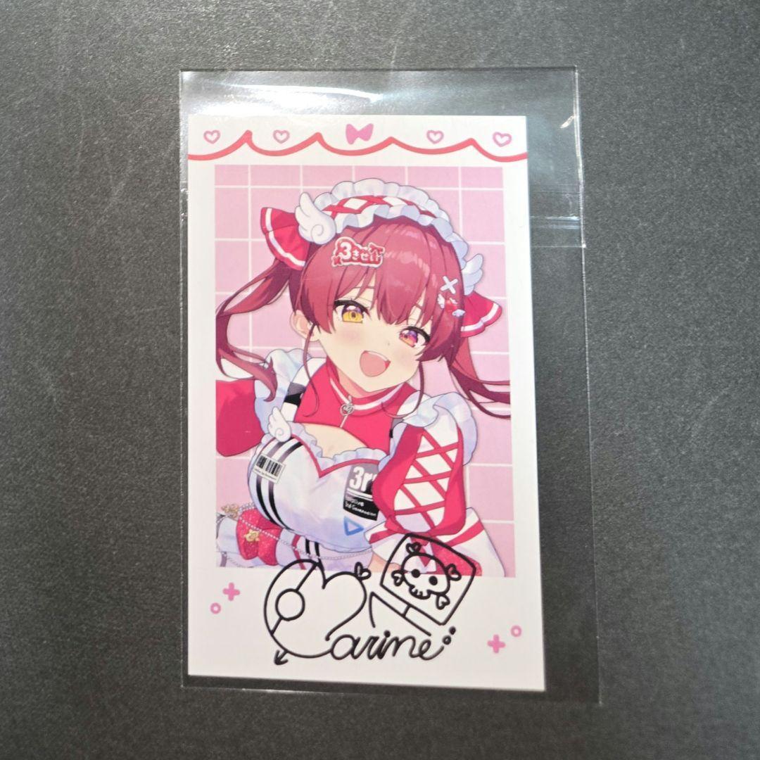 ホロライブ 3期生 1stEPきゅるるん大作戦 マリン チェキカード 特典 CD