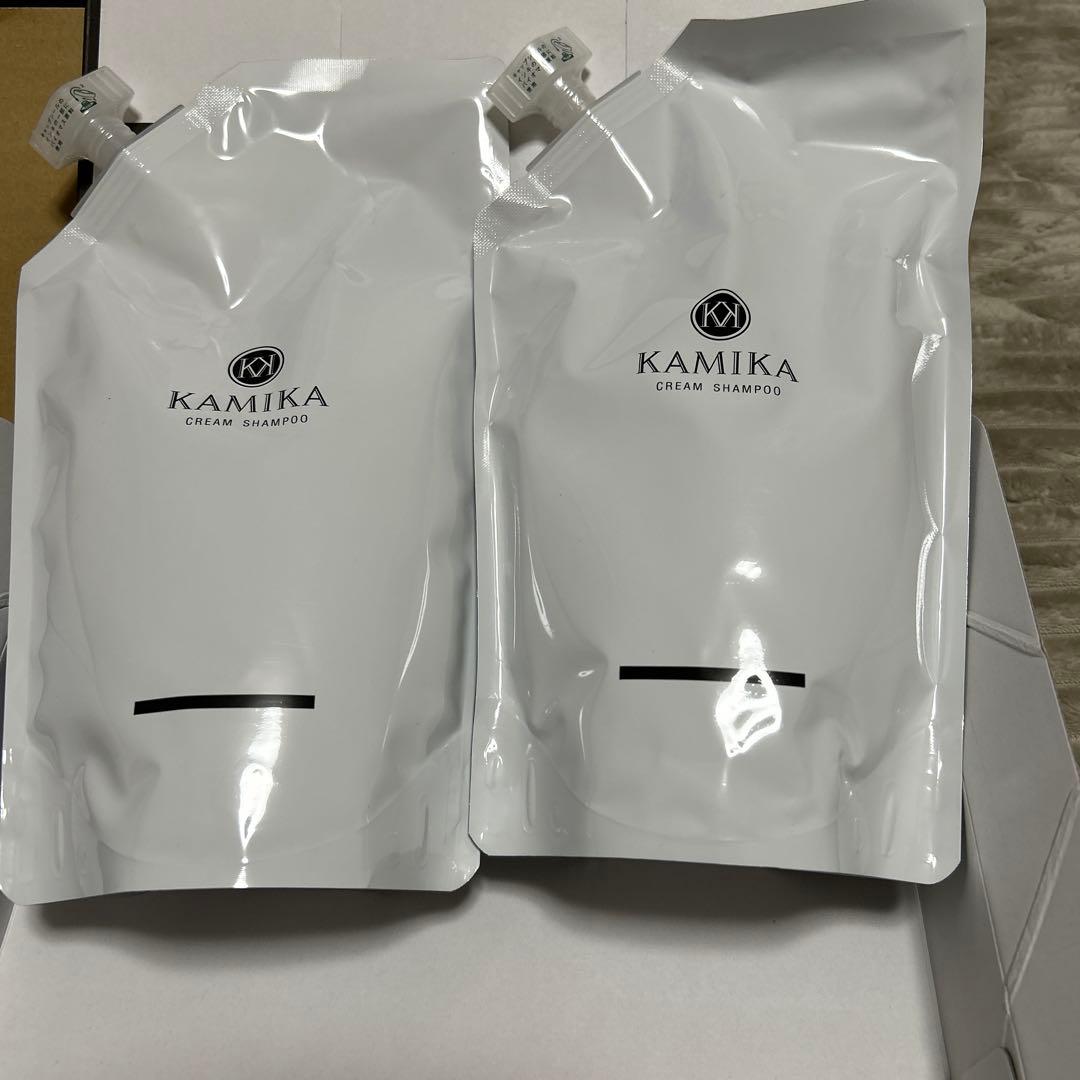KAMIKA クリームシャンプー MN 600g 2個セット KAMIKA カミカ シャンプーセット KAMIKA 2本 10％オフ クリーム