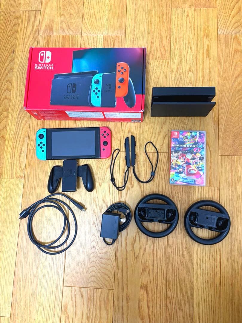 Nintendo Switch本体　マリオカート8　ハンドル　セット 任天堂（Nintendo） Nintendo Switch マリオカート8 デラックス Joy