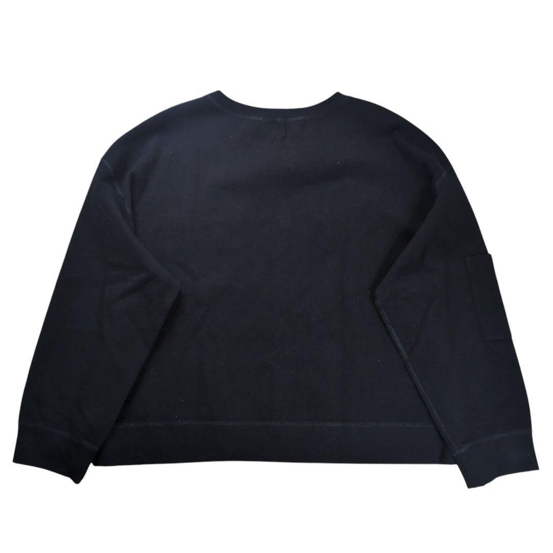 極美品】PRADA プラダ トライアングルロゴ スウェット トレーナー 黒 M