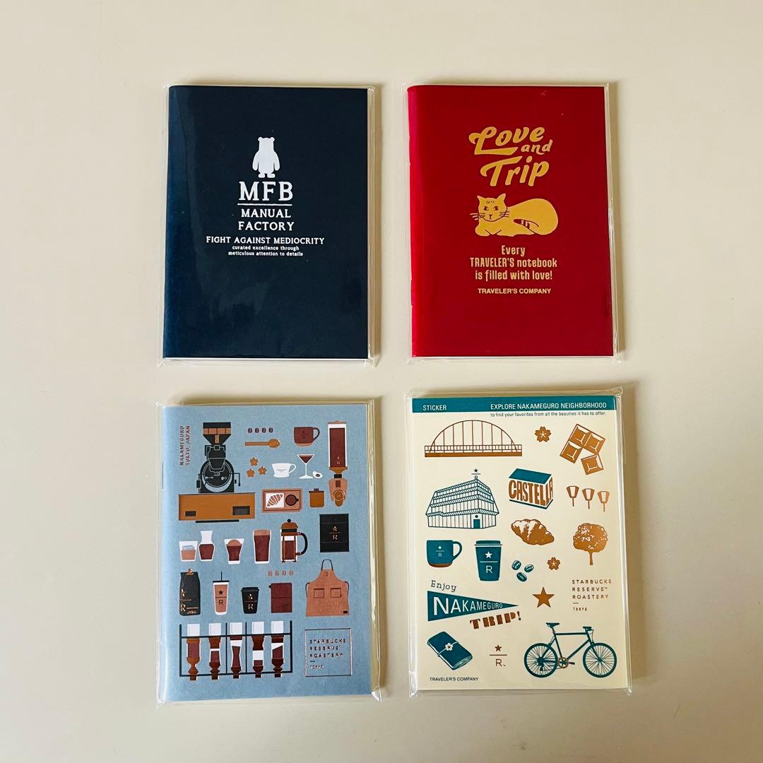 トラベラーズノート パスポートサイズ 11冊セット＋缶バッチ