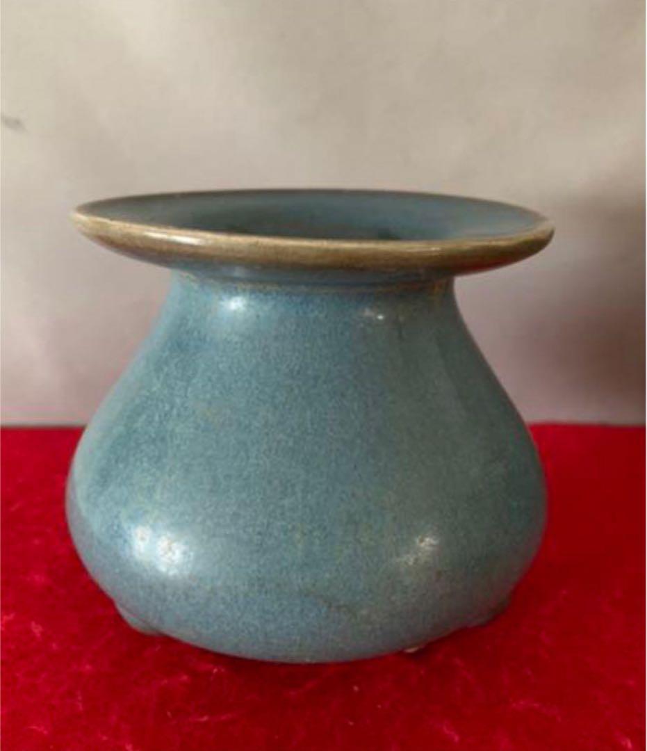 中国古美術 宋時代鈞窯壺 水指水盂 - メルカリ