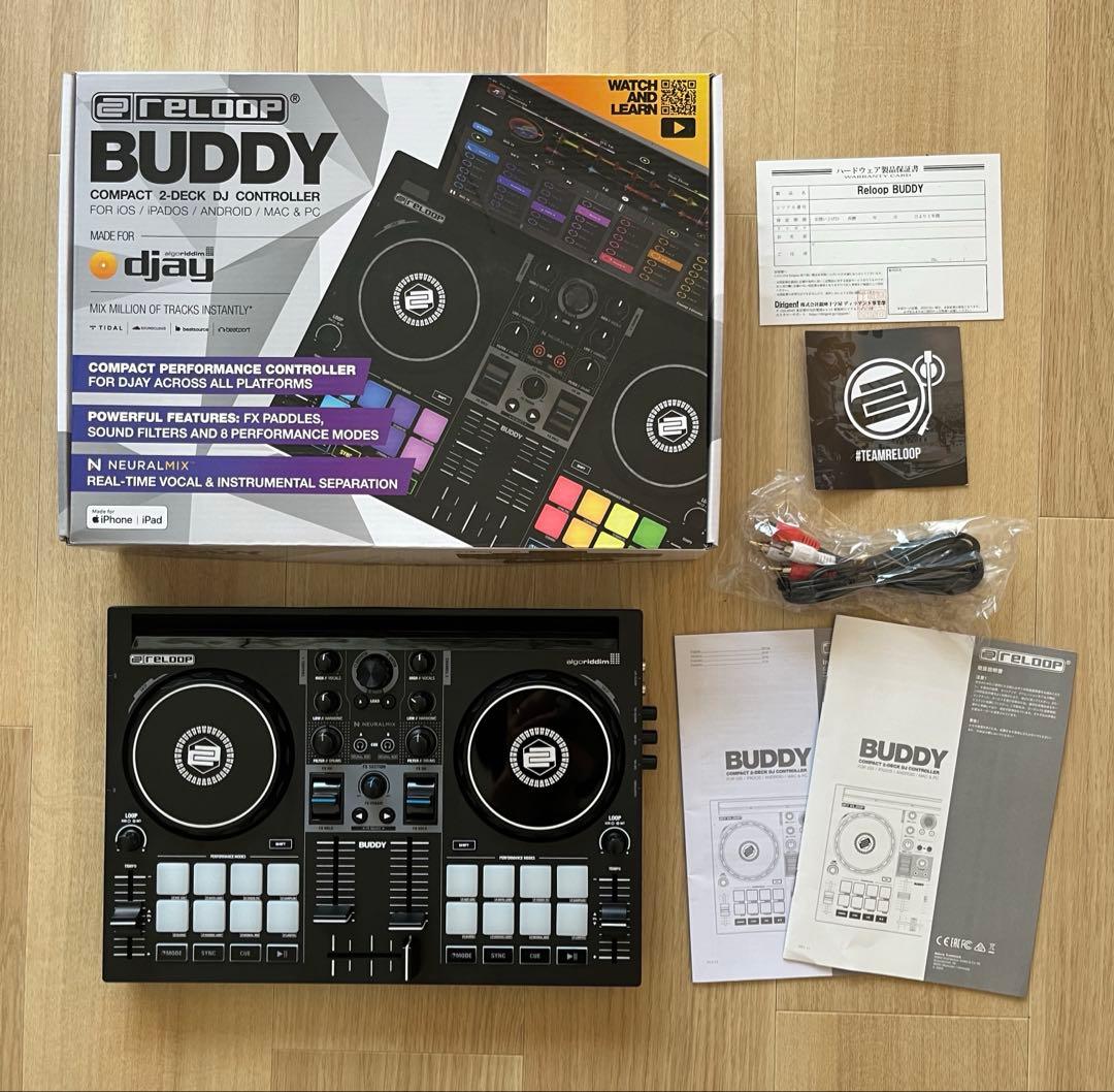 ③Reloop Buddy DJコントローラー お試しいただけます】Reloop BUDDY エンジョイ層向けスマホ対応DJ