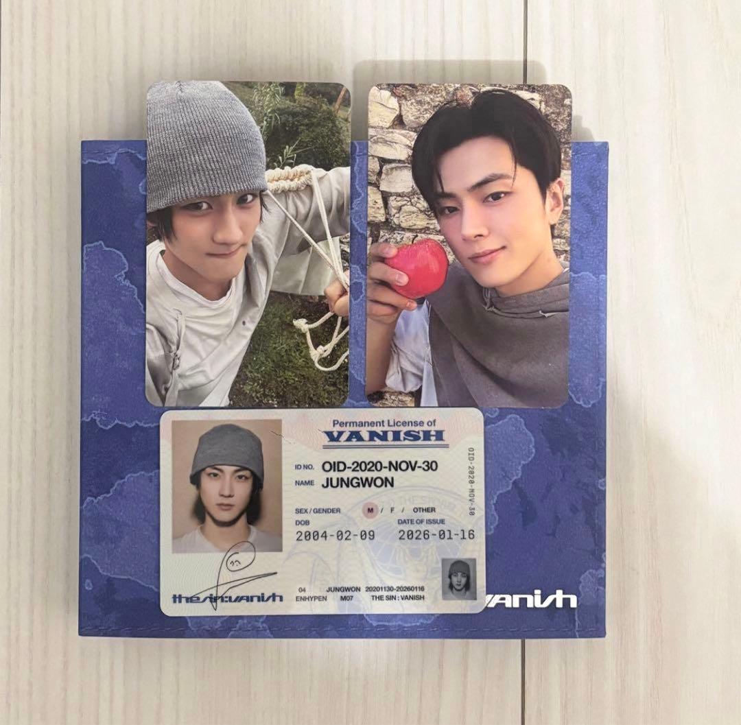 THE SIN VANISH ジョンウォン ジェイ トレカ enhypen 韓国 - メルカリ