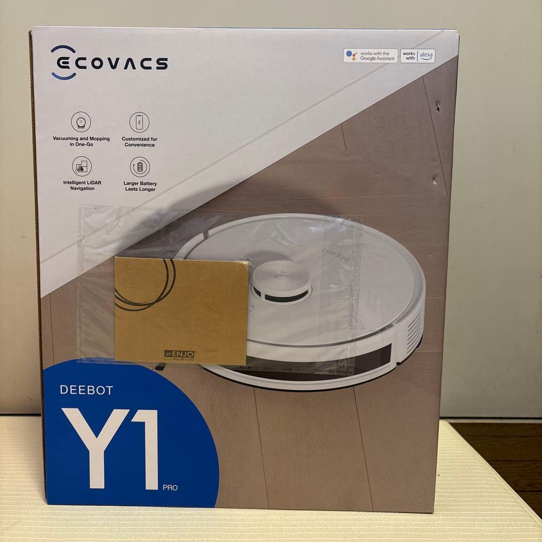 ecovacs Y1pro 新品未使用　水拭き ECOVACS（エコバックス） ロボット掃除機 水拭き両用 5000pa DEEBOT Y1