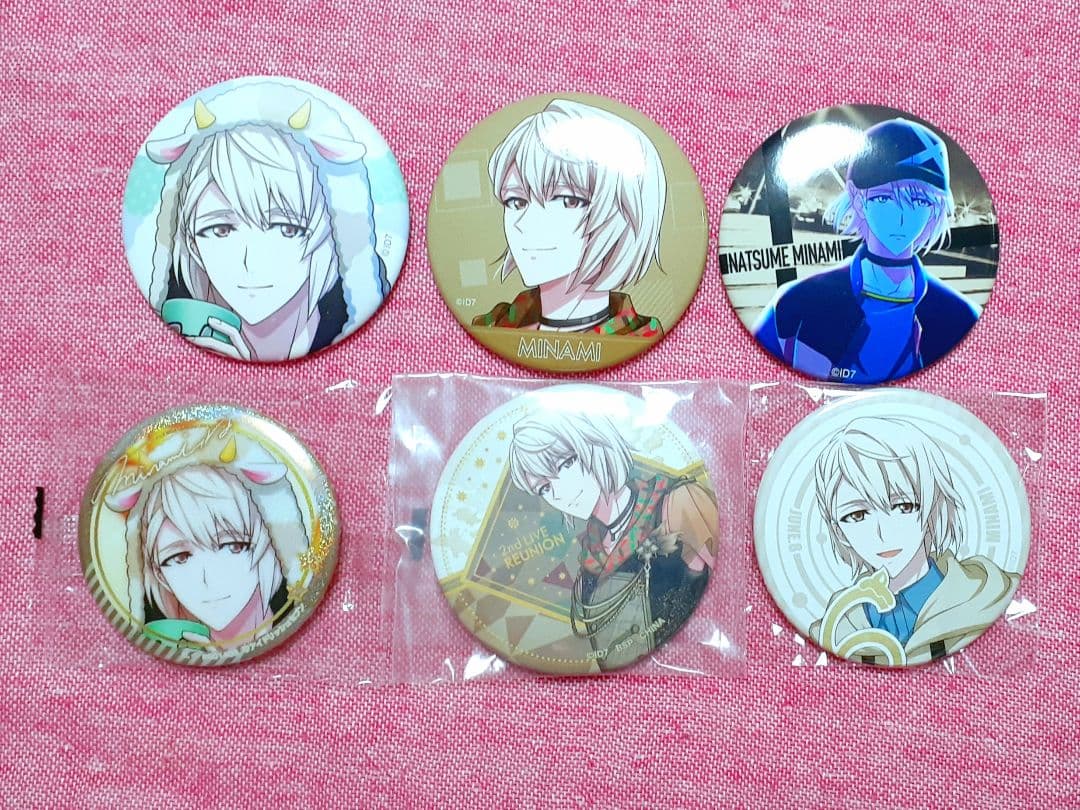 アイドリッシュセブン ŹOOĻ 棗 巳波 ラビチューブ 缶バッジ バラ売り