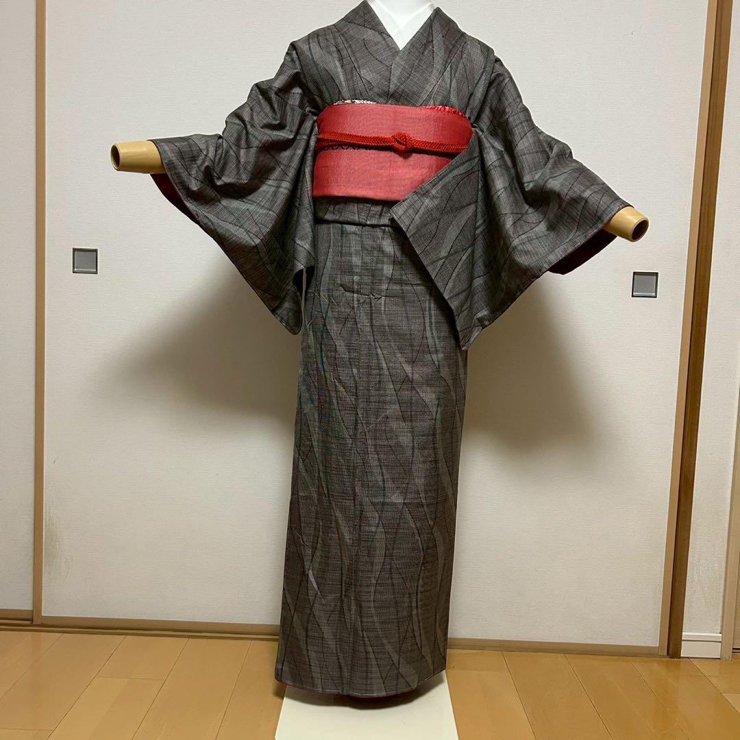 モ41 未使用近い 美品 袷 正絹 大島紬 フルセット - メルカリ