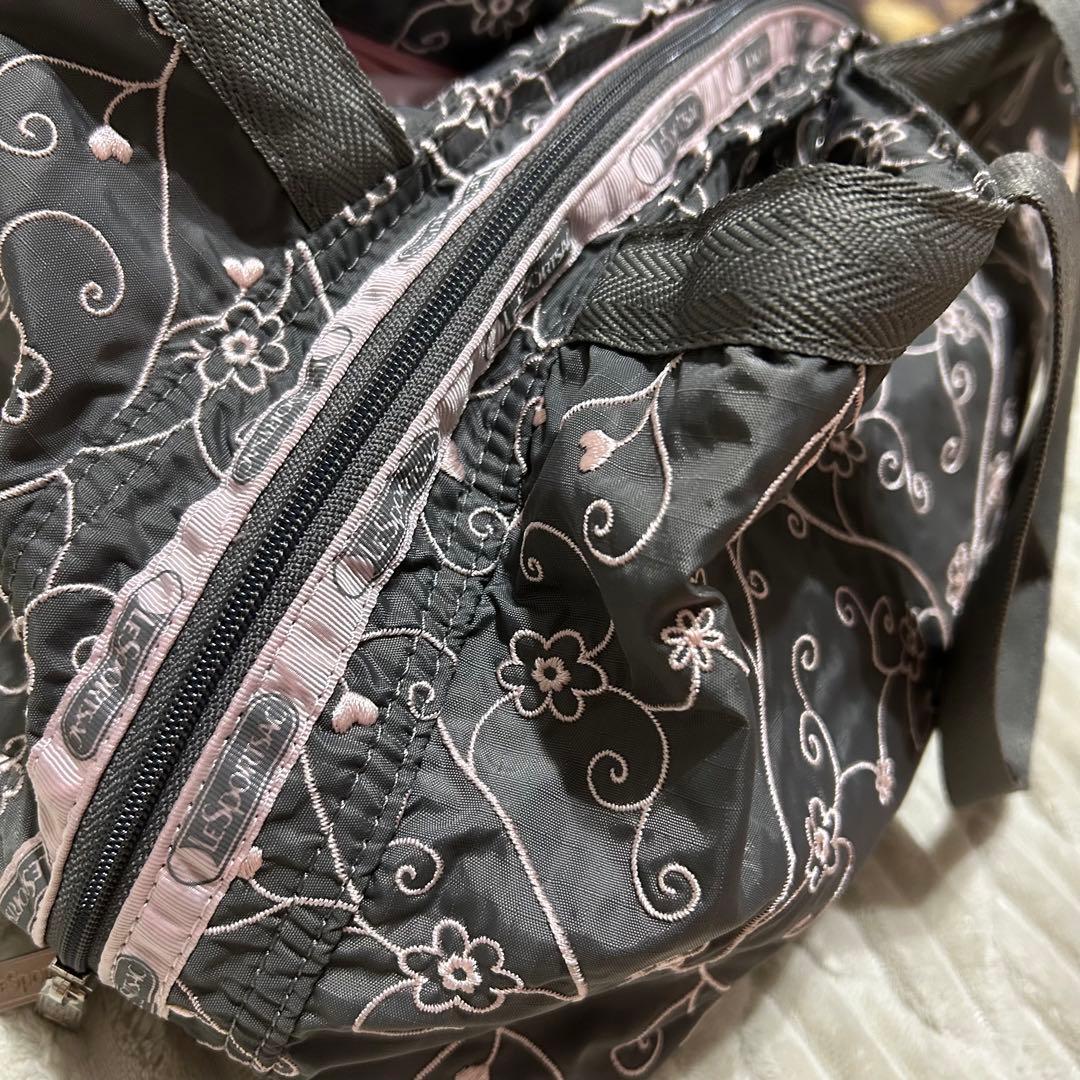 レスポートサック✨ハワイ限定 超美品 グレー ヴァイン ハンドバッグ