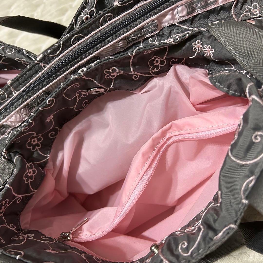 レスポートサック✨ハワイ限定 超美品 グレー ヴァイン ハンドバッグ