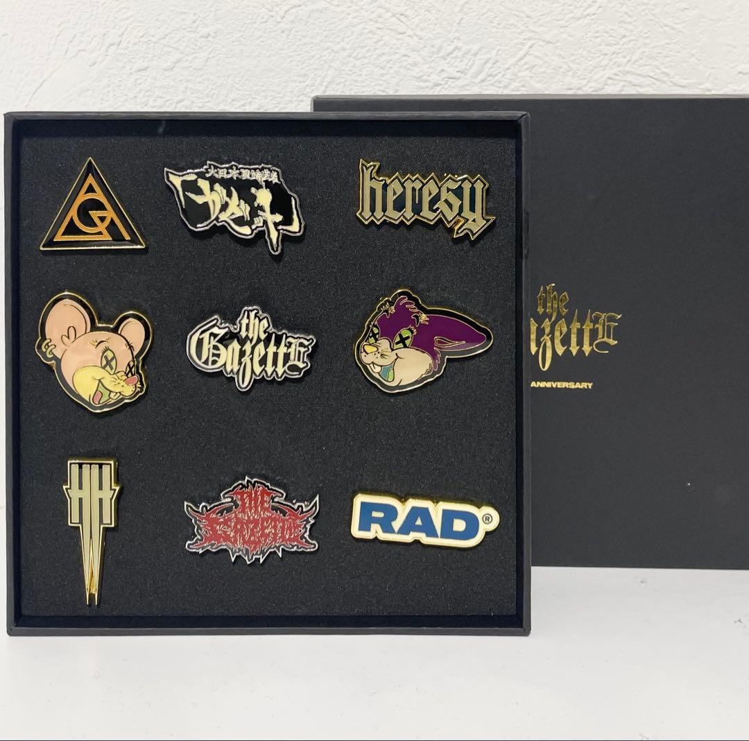 【ガゼット】20周年 PINS SET ガゼット】20周年 PINS SET the GazettE】20周年 PINS SET the GazettE