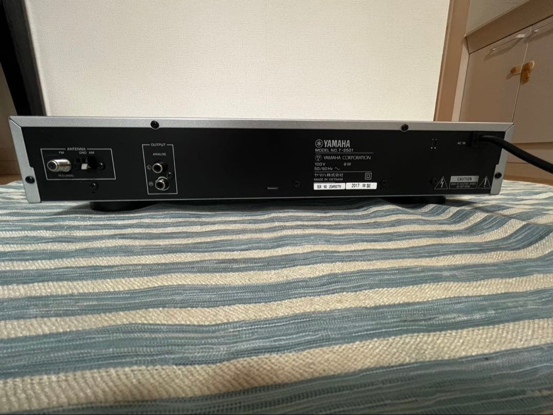 現品限り‼️ YAMAHA T-S501 FM AMチューナー 取説、アンテナ付