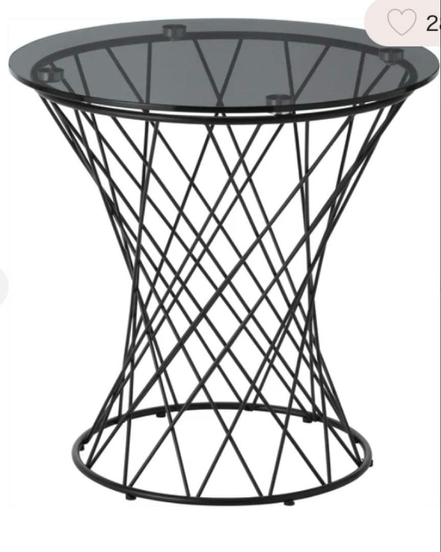 マーリア サイドテーブル ブラック×ブラック φ500 マーリア サイドテーブル ブラック×ブラック φ500 | Francfranc