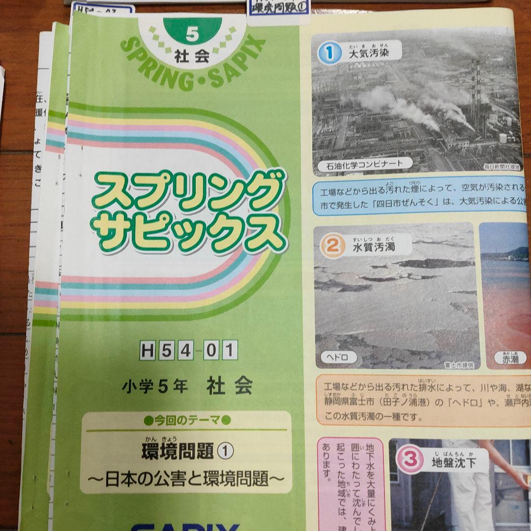 サピックス SAPIX 小学5年 社会 通常授業 夏期講習 など - メルカリ