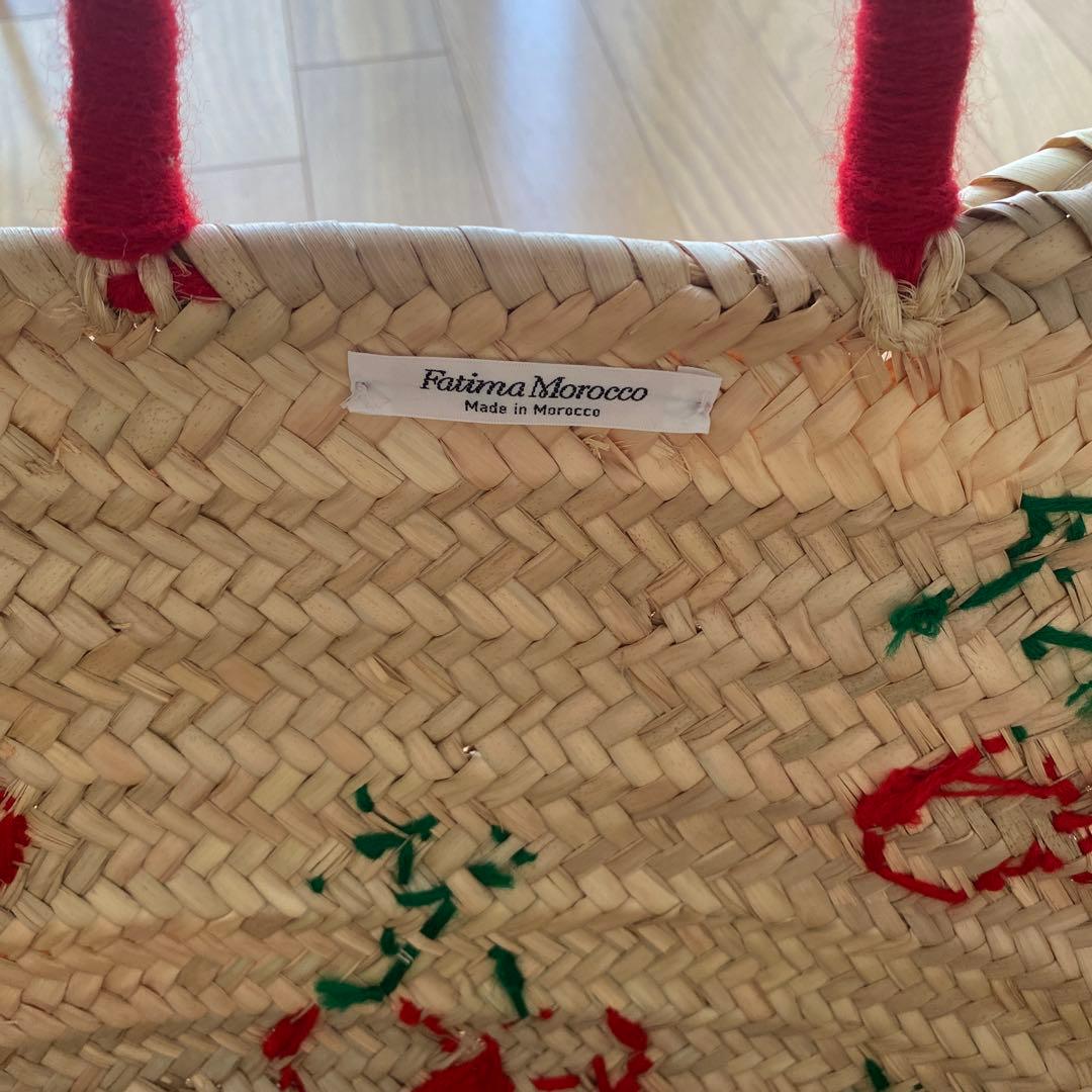 最終お値下げ！ファティマモロッコ チェリーかごバッグ - メルカリ